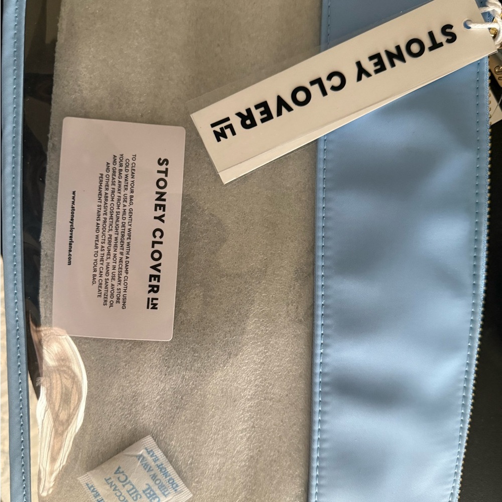 NWT Stoney Clover Ln Light Blue Pouch (Periwinkle) - Picture 2 of 5